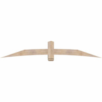 96"W x 16"H x 5 1/2"D x 5 1/2"F, 04/12 Pitch, Bellingham Smooth Timber Gable Bracket, Douglas Fir