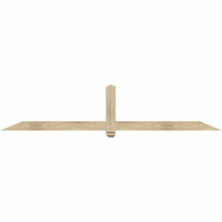 96"W x 20"H x 04"D x 4"F, 05/12 Pitch, Eugene Rough Sawn Timber Gable Bracket, Douglas Fir