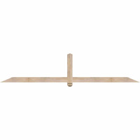 96"W x 20"H x 3 1/2"D x 3 1/2"F, 05/12 Pitch, Eugene Smooth Timber Gable Bracket, Douglas Fir