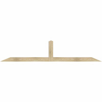 96"W x 20"H x 04"D x 4"F, 05/12 Pitch, Portland Rough Sawn Timber Gable Bracket, Douglas Fir