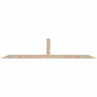 96"W x 20"H x 3 1/2"D x 3 1/2"F, 05/12 Pitch, Portland Smooth Timber Gable Bracket, Douglas Fir