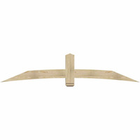 96"W x 20"H x 04"D x 6"F, 05/12 Pitch, Bellingham Rough Sawn Timber Gable Bracket, Douglas Fir