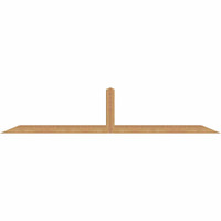 96"W x 20"H x 3 1/2"D x 3 1/2"F, 05/12 Pitch, Portland Smooth Timber Gable Bracket, Western Red Cedar