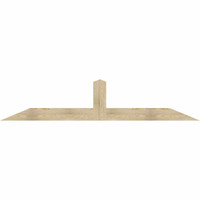 96"W x 20"H x 04"D x 6"F, 05/12 Pitch, Portland Rough Sawn Timber Gable Bracket, Douglas Fir