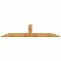 96"W x 20"H x 04"D x 6"F, 05/12 Pitch, Portland Rough Sawn Timber Gable Bracket, Western Red Cedar