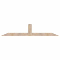96"W x 20"H x 3 1/2"D x 5 1/2"F, 05/12 Pitch, Portland Smooth Timber Gable Bracket, Douglas Fir