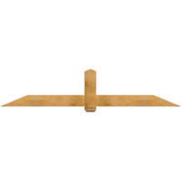 96"W x 20"H x 06"D x 6"F, 05/12 Pitch, Eugene Rough Sawn Timber Gable Bracket, Western Red Cedar