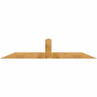 96"W x 20"H x 06"D x 6"F, 05/12 Pitch, Portland Rough Sawn Timber Gable Bracket, Western Red Cedar
