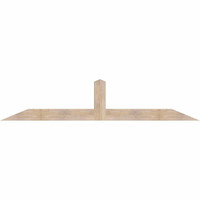 96"W x 20"H x 5 1/2"D x 5 1/2"F, 05/12 Pitch, Portland Smooth Timber Gable Bracket, Douglas Fir