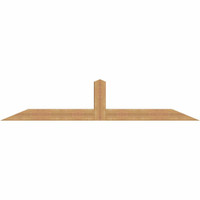 96"W x 20"H x 5 1/2"D x 5 1/2"F, 05/12 Pitch, Portland Smooth Timber Gable Bracket, Western Red Cedar