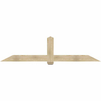 96"W x 24"H x 06"D x 6"F, 06/12 Pitch, Eugene Rough Sawn Timber Gable Bracket, Douglas Fir