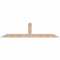 96"W x 24"H x 5 1/2"D x 5 1/2"F, 06/12 Pitch, Portland Smooth Timber Gable Bracket, Douglas Fir