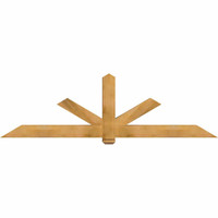 96"W x 28"H x 5 1/2"D x 5 1/2"F, 07/12 Pitch, Kennewick Smooth Timber Gable Bracket, Western Red Cedar