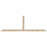 96"W x 32"H x 3 1/2"D x 3 1/2"F, 08/12 Pitch, Portland Smooth Timber Gable Bracket, Douglas Fir