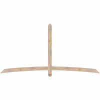 96"W x 48"H x 3 1/2"D x 3 1/2"F, 12/12 Pitch, Bellingham Smooth Timber Gable Bracket, Douglas Fir