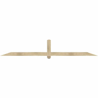 108"W x 18"H x 04"D x 4"F, 04/12 Pitch, Eugene Rough Sawn Timber Gable Bracket, Douglas Fir