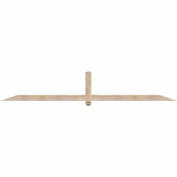 108"W x 18"H x 3 1/2"D x 3 1/2"F, 04/12 Pitch, Eugene Smooth Timber Gable Bracket, Douglas Fir