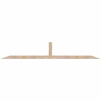 108"W x 18"H x 3 1/2"D x 3 1/2"F, 04/12 Pitch, Portland Smooth Timber Gable Bracket, Douglas Fir