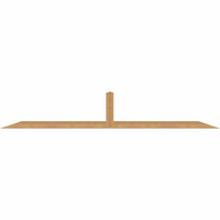 108"W x 18"H x 3 1/2"D x 3 1/2"F, 04/12 Pitch, Portland Smooth Timber Gable Bracket, Western Red Cedar