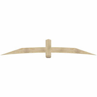 108"W x 18"H x 04"D x 6"F, 04/12 Pitch, Bellingham Rough Sawn Timber Gable Bracket, Douglas Fir