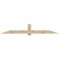 108"W x 18"H x 04"D x 6"F, 04/12 Pitch, Eugene Rough Sawn Timber Gable Bracket, Douglas Fir