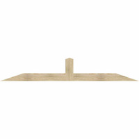 108"W x 18"H x 04"D x 6"F, 04/12 Pitch, Portland Rough Sawn Timber Gable Bracket, Douglas Fir
