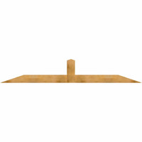 108"W x 18"H x 04"D x 6"F, 04/12 Pitch, Portland Rough Sawn Timber Gable Bracket, Western Red Cedar