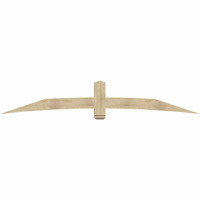108"W x 18"H x 06"D x 6"F, 04/12 Pitch, Bellingham Rough Sawn Timber Gable Bracket, Douglas Fir