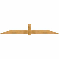 108"W x 18"H x 06"D x 6"F, 04/12 Pitch, Eugene Rough Sawn Timber Gable Bracket, Western Red Cedar