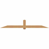 108"W x 18"H x 5 1/2"D x 5 1/2"F, 04/12 Pitch, Eugene Smooth Timber Gable Bracket, Western Red Cedar
