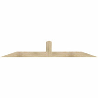 108"W x 18"H x 06"D x 6"F, 04/12 Pitch, Portland Rough Sawn Timber Gable Bracket, Douglas Fir