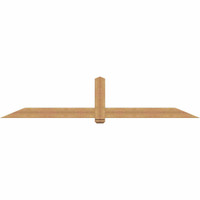108"W x 22"H x 3 1/2"D x 5 1/2"F, 05/12 Pitch, Eugene Smooth Timber Gable Bracket, Western Red Cedar
