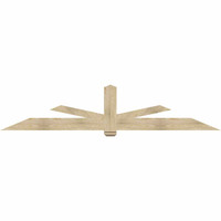 108"W x 22"H x 04"D x 6"F, 05/12 Pitch, Kennewick Rough Sawn Timber Gable Bracket, Douglas Fir