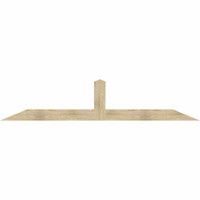 108"W x 22"H x 04"D x 6"F, 05/12 Pitch, Portland Rough Sawn Timber Gable Bracket, Douglas Fir