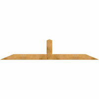108"W x 22"H x 04"D x 6"F, 05/12 Pitch, Portland Rough Sawn Timber Gable Bracket, Western Red Cedar
