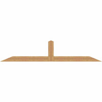 108"W x 22"H x 3 1/2"D x 5 1/2"F, 05/12 Pitch, Portland Smooth Timber Gable Bracket, Western Red Cedar