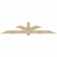 108"W x 22"H x 04"D x 6"F, 05/12 Pitch, Redmond Rough Sawn Timber Gable Bracket, Douglas Fir
