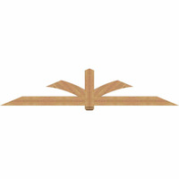 108"W x 22"H x 3 1/2"D x 5 1/2"F, 05/12 Pitch, Redmond Smooth Timber Gable Bracket, Western Red Cedar