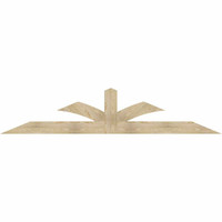 108"W x 22"H x 04"D x 6"F, 05/12 Pitch, Richland Rough Sawn Timber Gable Bracket, Douglas Fir