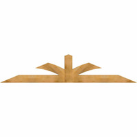 108"W x 22"H x 04"D x 6"F, 05/12 Pitch, Richland Rough Sawn Timber Gable Bracket, Western Red Cedar