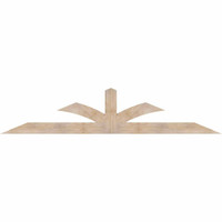 108"W x 22"H x 3 1/2"D x 5 1/2"F, 05/12 Pitch, Richland Smooth Timber Gable Bracket, Douglas Fir