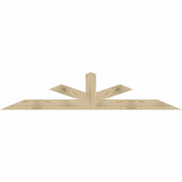108"W x 22"H x 04"D x 6"F, 05/12 Pitch, Saratoga Rough Sawn Timber Gable Bracket, Douglas Fir