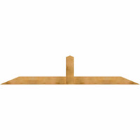108"W x 22"H x 06"D x 6"F, 05/12 Pitch, Portland Rough Sawn Timber Gable Bracket, Western Red Cedar