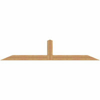 108"W x 22"H x 5 1/2"D x 5 1/2"F, 05/12 Pitch, Portland Smooth Timber Gable Bracket, Western Red Cedar