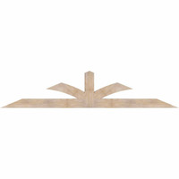 108"W x 22"H x 5 1/2"D x 5 1/2"F, 05/12 Pitch, Richland Smooth Timber Gable Bracket, Douglas Fir