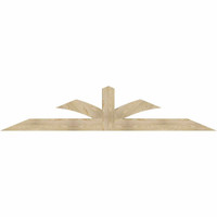 108"W x 22"H x 06"D x 6"F, 05/12 Pitch, Richland Rough Sawn Timber Gable Bracket, Douglas Fir