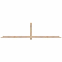 108"W x 27"H x 3 1/2"D x 3 1/2"F, 06/12 Pitch, Eugene Smooth Timber Gable Bracket, Douglas Fir
