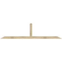 108"W x 27"H x 04"D x 4"F, 06/12 Pitch, Portland Rough Sawn Timber Gable Bracket, Douglas Fir