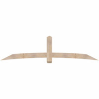 108"W x 27"H x 3 1/2"D x 5 1/2"F, 06/12 Pitch, Bellingham Smooth Timber Gable Bracket, Douglas Fir