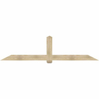 108"W x 27"H x 04"D x 6"F, 06/12 Pitch, Eugene Rough Sawn Timber Gable Bracket, Douglas Fir